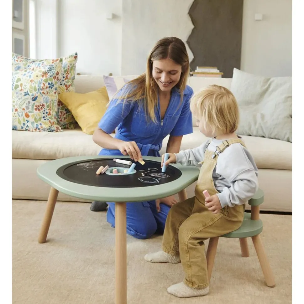 Table de jeu pour enfants mutable 2 gris tempête