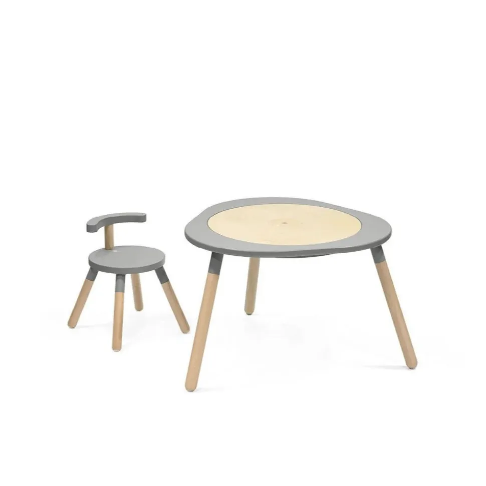 Table de jeu pour enfants mutable 2 gris tempête