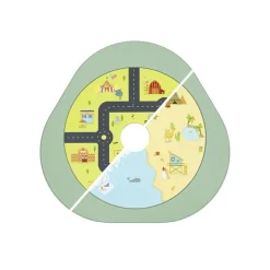 Table de jeu pour enfants mutable 2 gris tempête