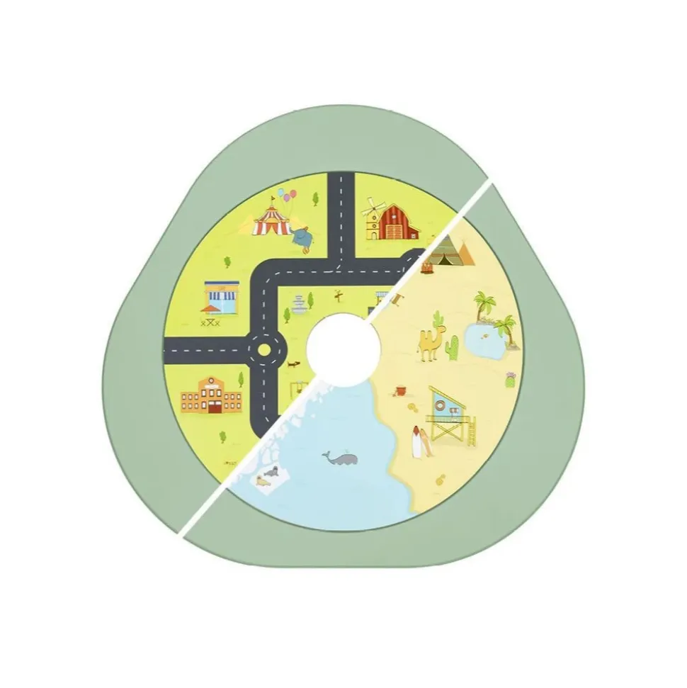 Table de jeu pour enfants mutable 2 gris tempête