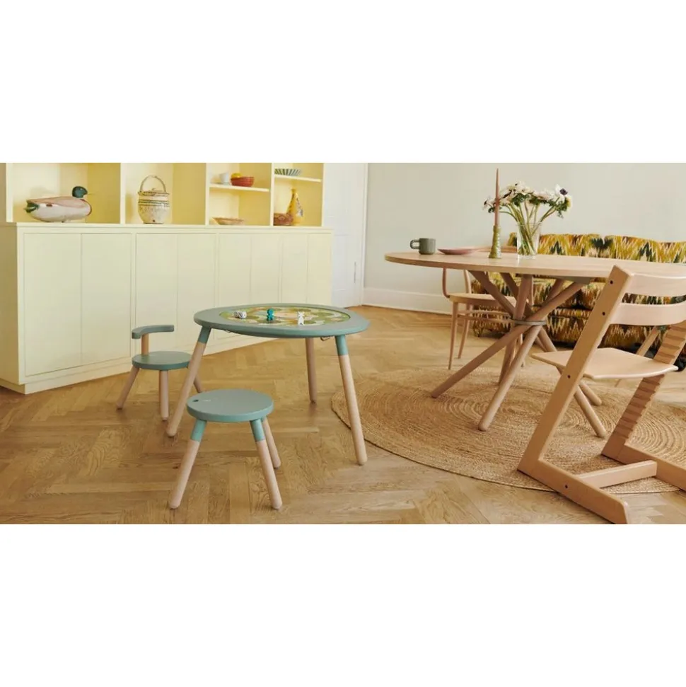 Table de jeu pour enfants mutable 2 gris tempête