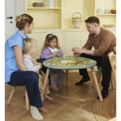 Table de jeu pour enfants mutable 2 vert trèfle