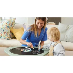 Table de jeu pour enfants mutable 2 vert trèfle