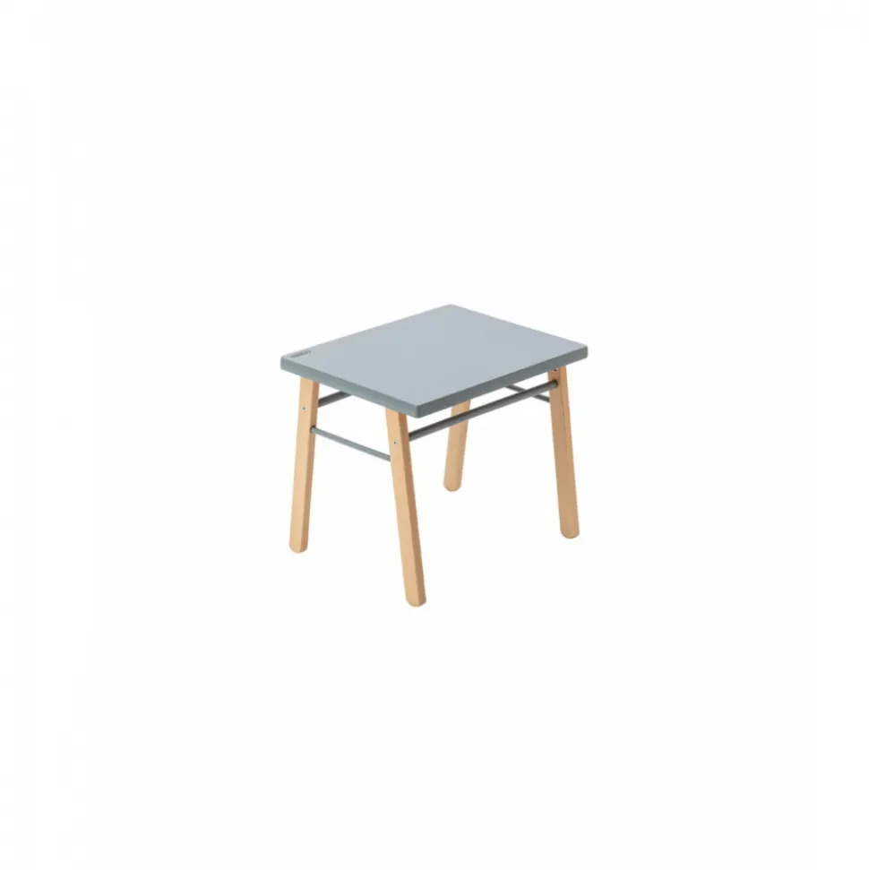 Table enfant gabriel + chaise basse louise hybride bleu gris