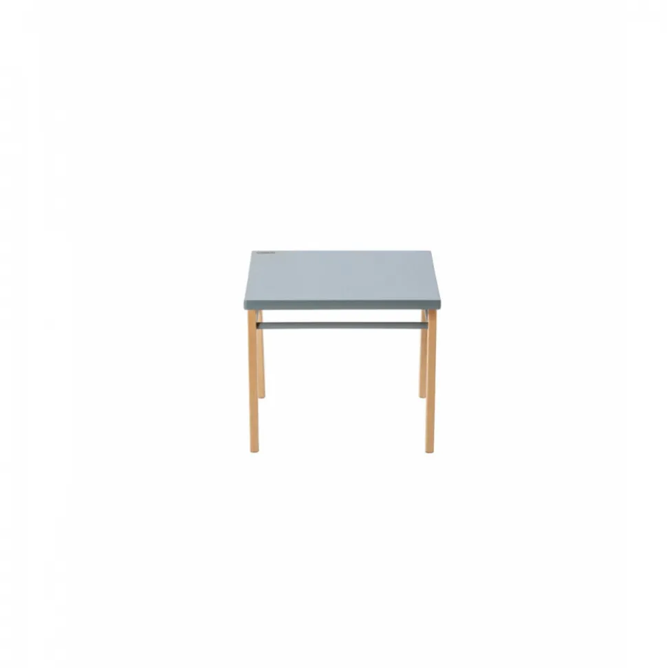 Table enfant gabriel + chaise basse louise hybride bleu gris