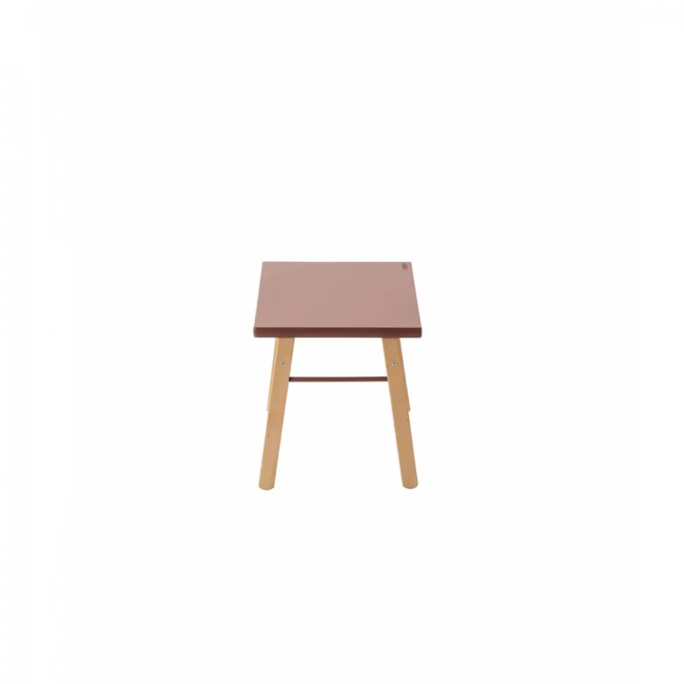 Table enfant gabriel + chaise basse louise hybride vieux rose