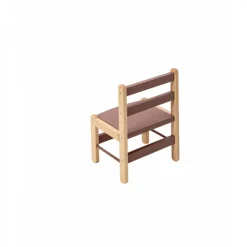 Table enfant gabriel + chaise basse louise hybride vieux rose