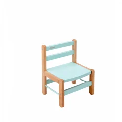 Table enfant gabriel + chaise basse louise hybride vert mint