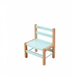 Table enfant gabriel + chaise basse louise hybride vert mint