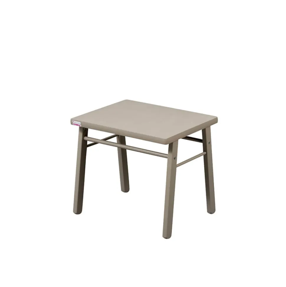 Table enfant laque gris clair
