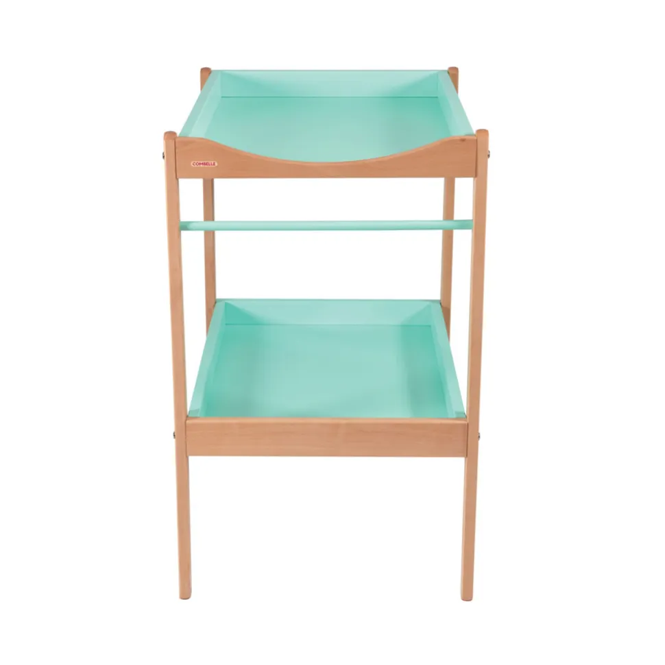 Table à langer alice 2 plateaux hybride vert mint