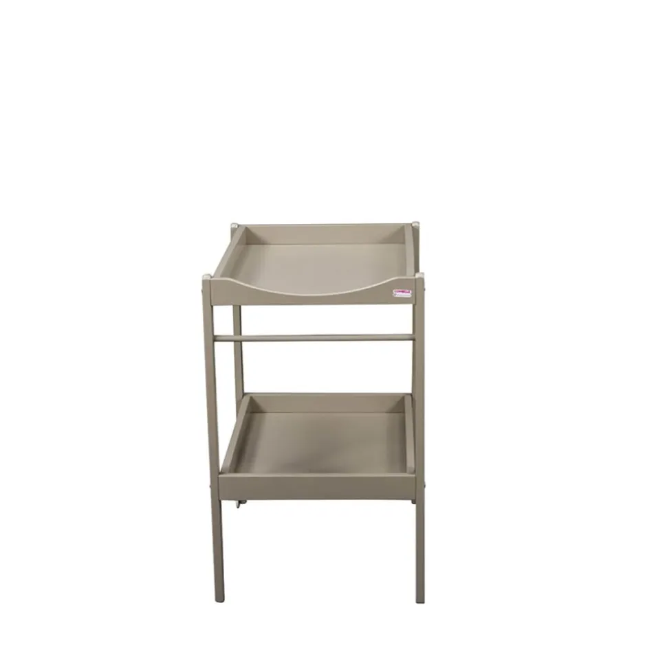 Table à langer alice 2 plateaux laque gris clair
