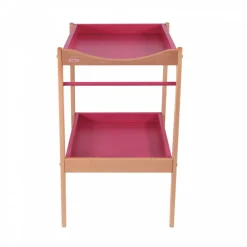 Table à langer avec 2 plateaux margot hybride fuschia