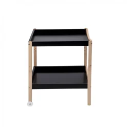 Table à langer avec 2 plateaux margot hybride noir