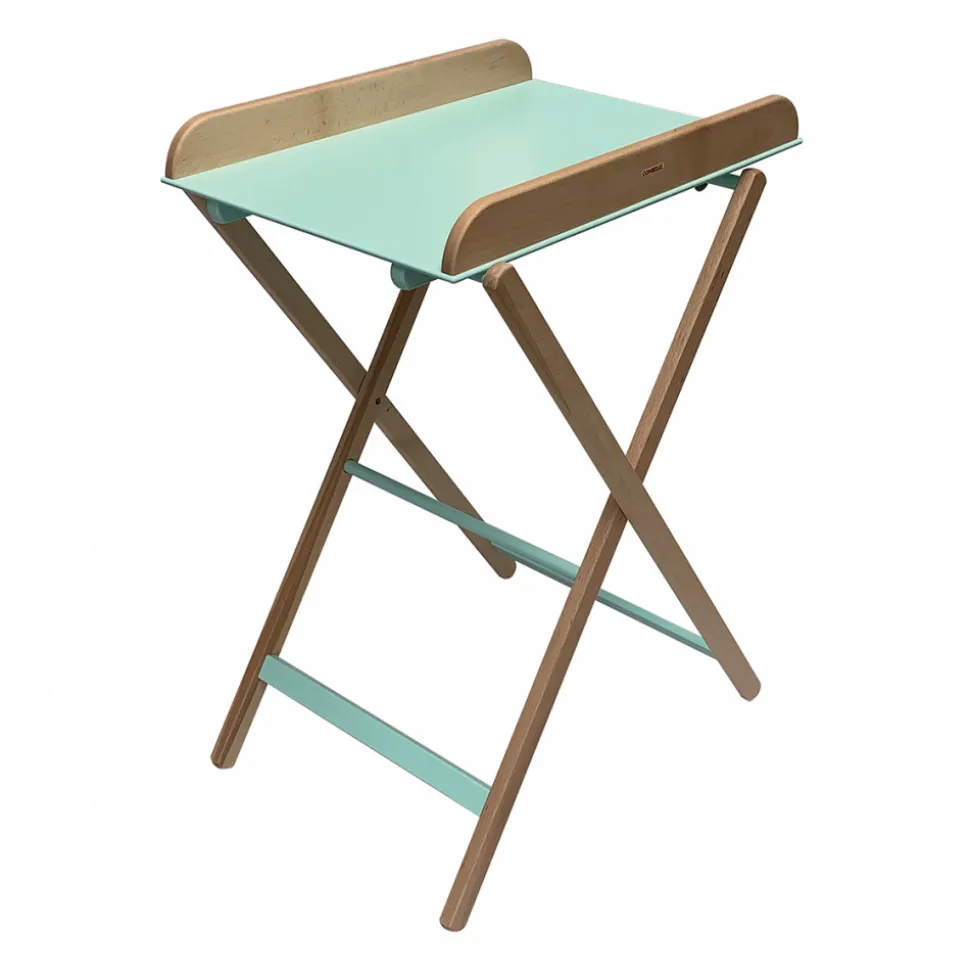 Table à langer jade pliante hybride vert mint