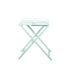 Table à langer jade pliante laque vert mint