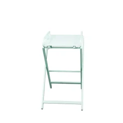 Table à langer jade pliante laque vert mint
