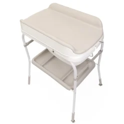 Table à langer soft bubble avec baignoire intégrée armonia motherpearl