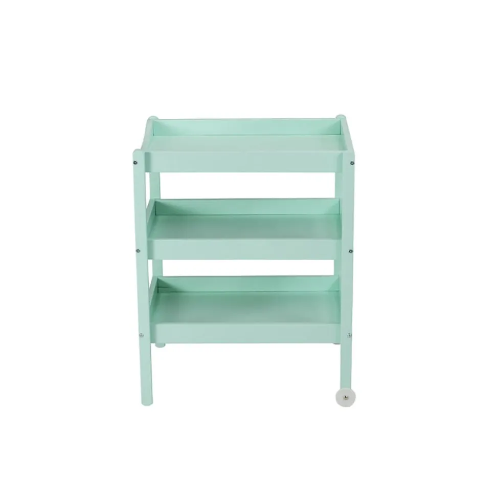 Table à langer susie 3 plateaux laque vert mint