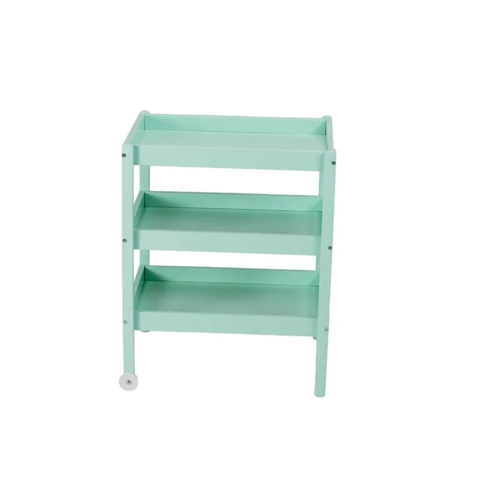 Table à langer susie 3 plateaux laque vert mint