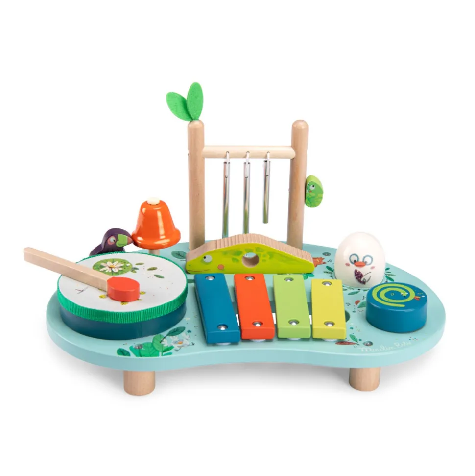 Table multi-activités musicales - dans la jungle