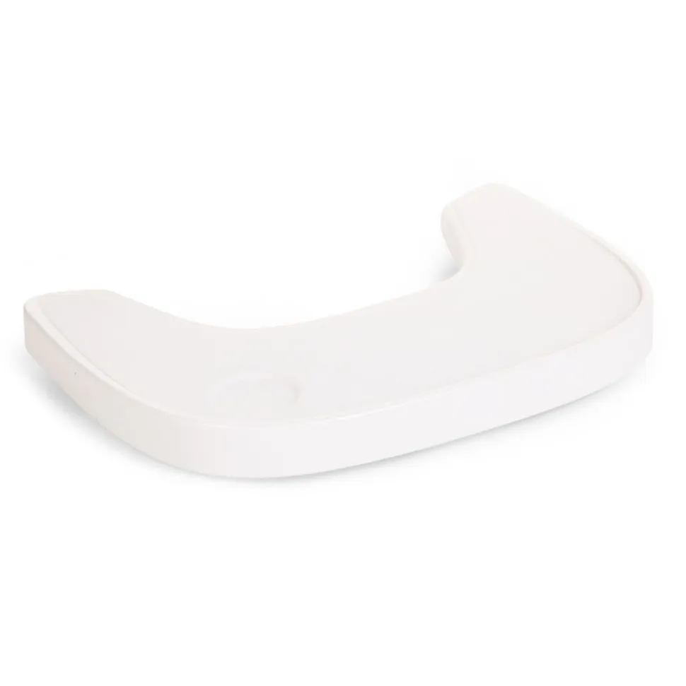 Tablette chaise evolu 2 blanche et set en silicone