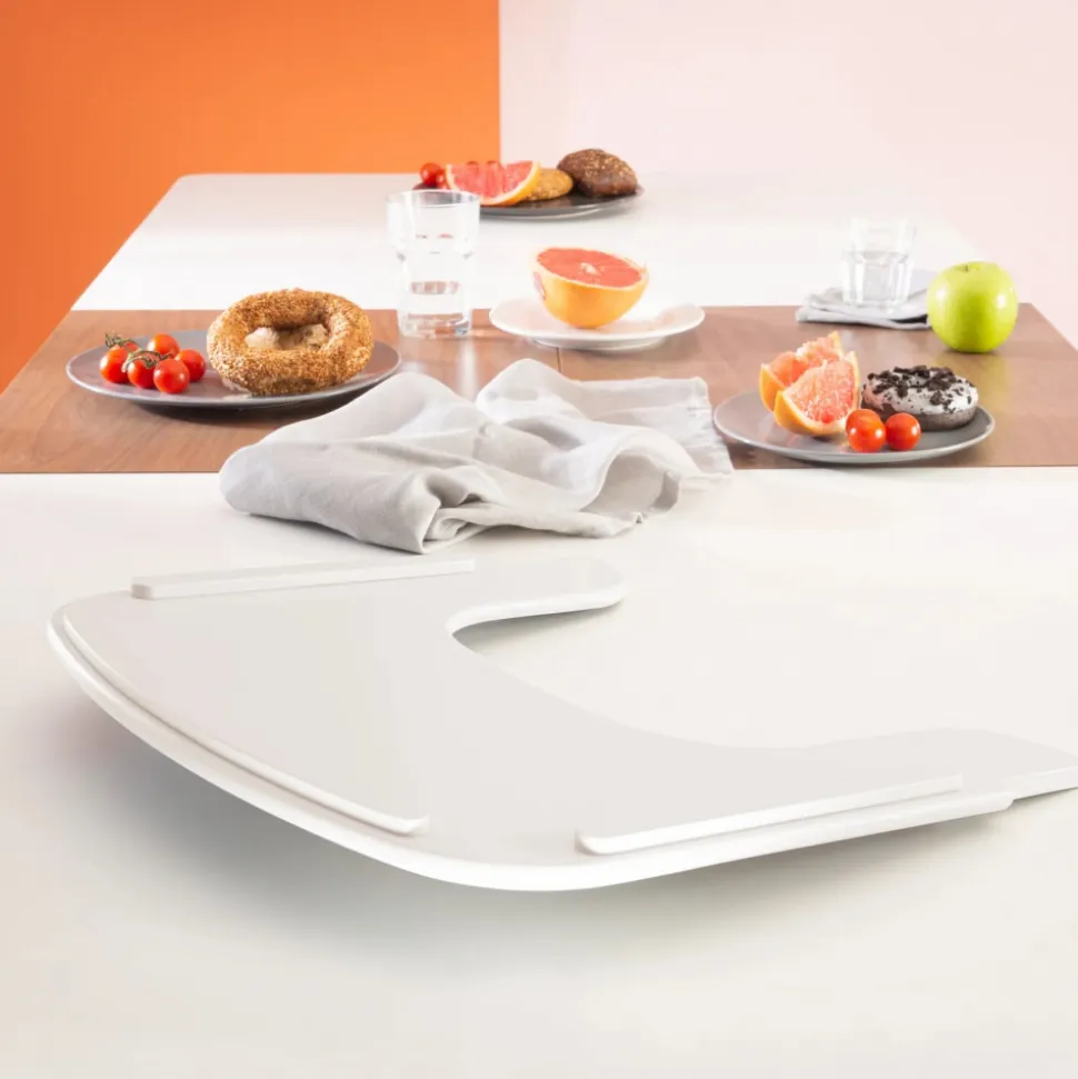 Tablette chaise haute sit up flex blanc