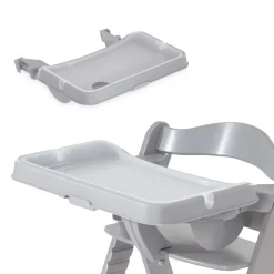 Tablette pour chaise haute alpha gris