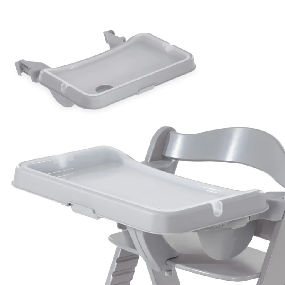 Tablette pour chaise haute alpha gris