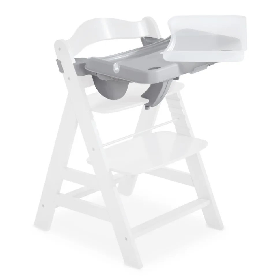 Tablette pour chaise haute alpha gris