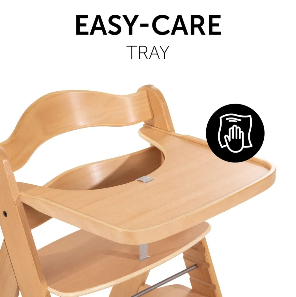 Tablette pour chaise haute alpha bois naturel
