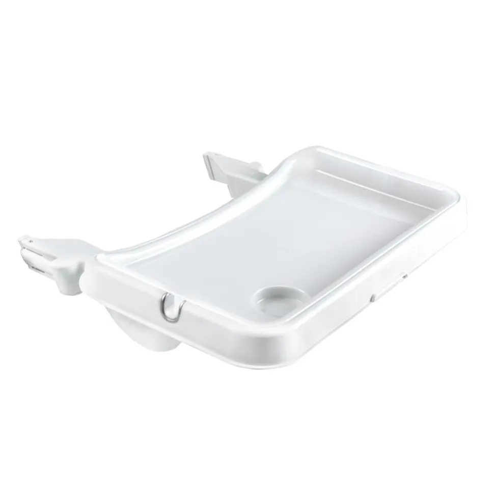 Tablette pour chaise haute alpha blanche