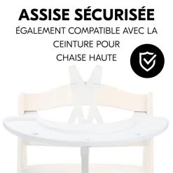 Tablette pour jeux pour chaise haute en bois arketa play tray