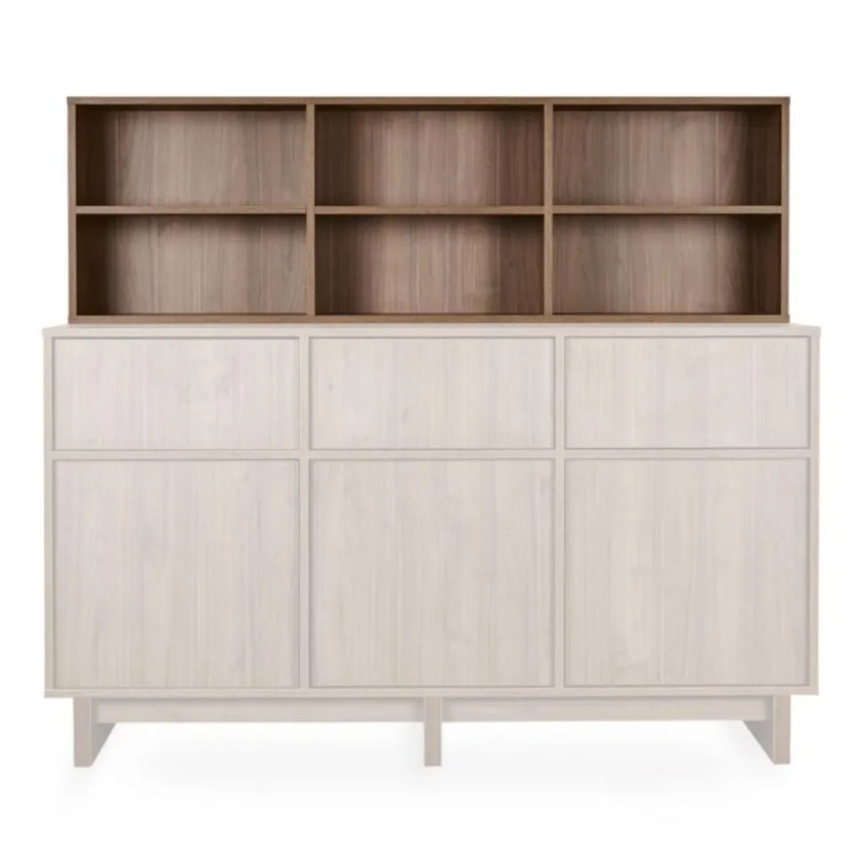 Étagère d'appoint pour commode xl kyo - walnut