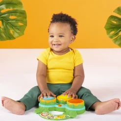 Tambour musical pour bébé safari