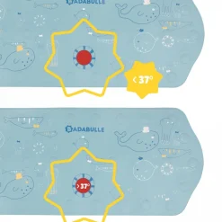 Tapis de bain bébé xxl bleu
