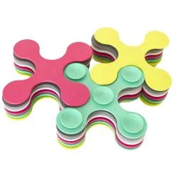 Tapis de bain puzzle multicolore bathmat