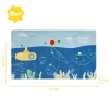 Tapis de bain témoin de température