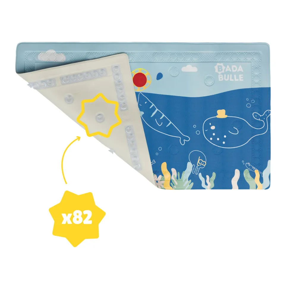 Tapis de bain témoin de température