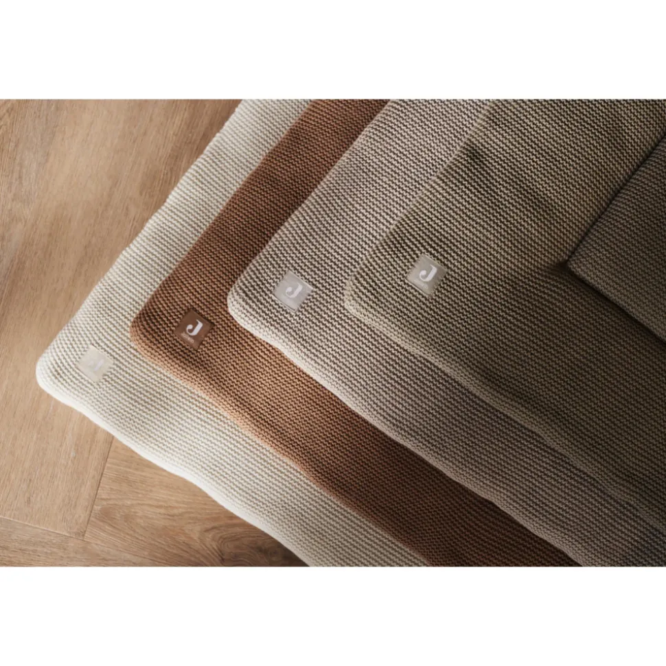Tapis de parc bébé 75 x 95 cm basic knit olive