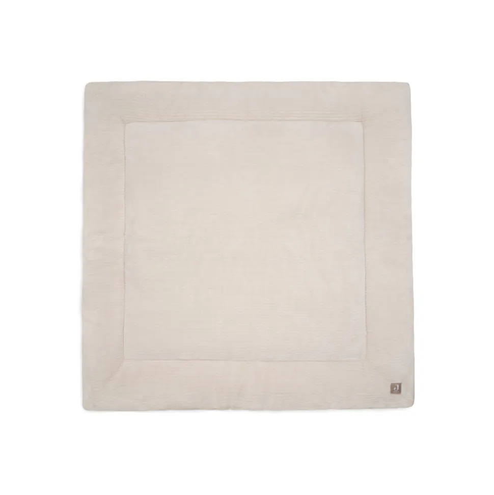 Tapis de parc bébé 100 x 100 cm cloudy rib oatmeal