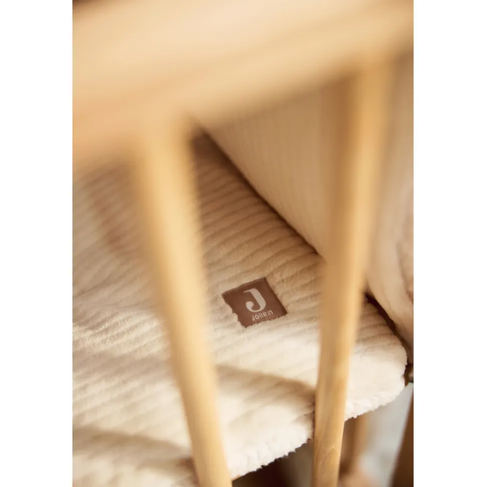 Tapis de parc bébé 100 x 100 cm cloudy rib oatmeal