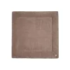 Tapis de parc bébé 100 x 100 cm cloudy rib milky coffee