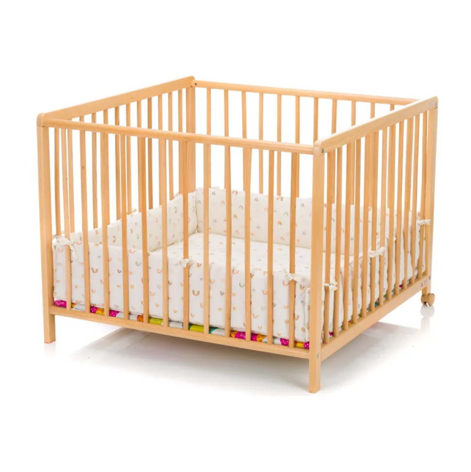 Tapis de parc jersey rainbows beige