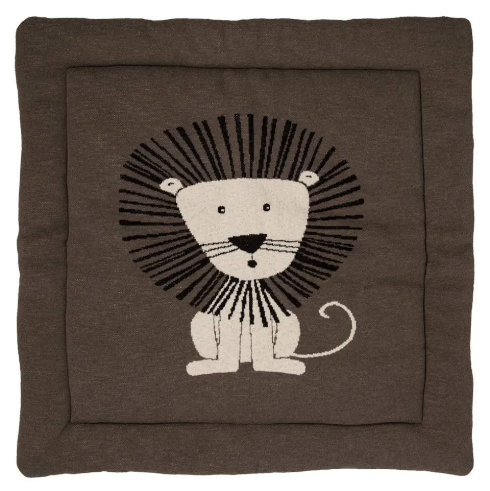 Tapis de parc tricot lion 73 x 93 cm