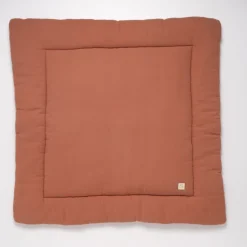 Tapis de parc uni terracotta