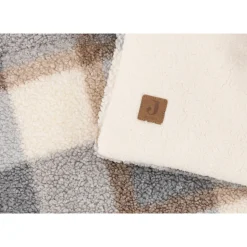 Tapis de parc 75x95 cm bouclette carreaux