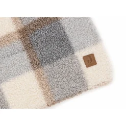 Tapis de parc 100 x 100 cm bouclette carreaux