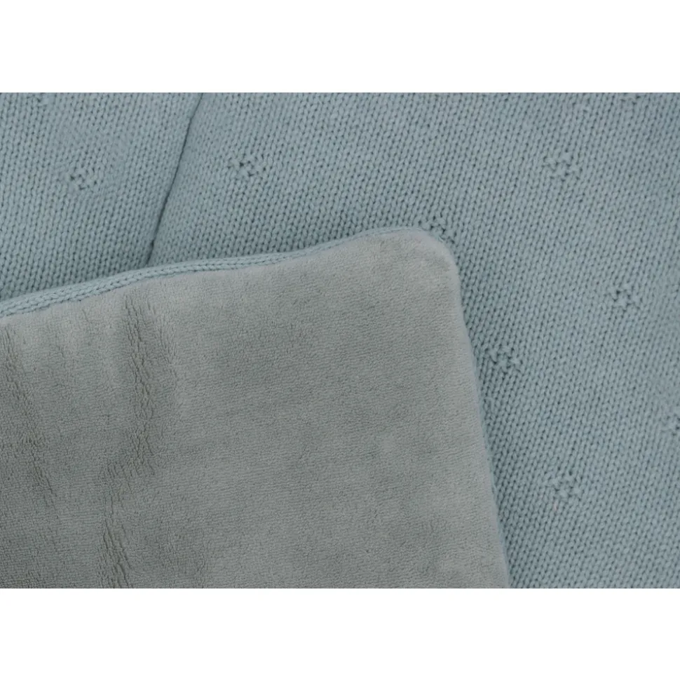 Tapis de parc 75x95 cm cosy knit sea green