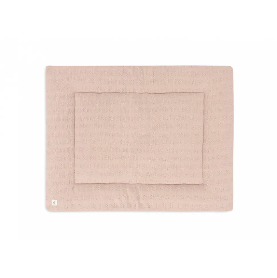 Tapis de parc 75x95cm grain knit wild rose